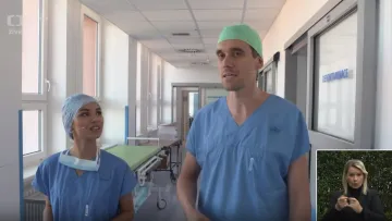 Dr. Martin Holinka, M.D., Ph.D., Head Doctor, on the program "Sama doma"